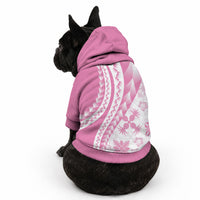 Pink Hawaiian Quilt Pattern Pet Hoodie Mixed Polynesian Tribal Arty LT9 - Polynesian Pride