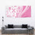 Pink Hawaiian Quilt Pattern Tapestry Mixed Polynesian Tribal Arty