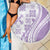 Purple Hawaiian Quilt Pattern Beach Blanket Mixed Polynesian Tribal Arty