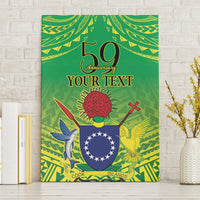 Cook Islands Constitution Day Canvas Wall Art Kuki Airani Since 1965