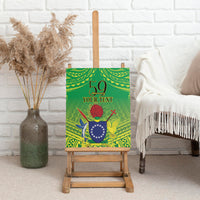 Cook Islands Constitution Day Canvas Wall Art Kuki Airani Since 1965