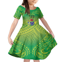 Cook Islands Constitution Day Family Matching Tank Maxi Dress and Hawaiian Shirt Kuki Airani Since 1965