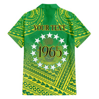 Cook Islands Constitution Day Family Matching Tank Maxi Dress and Hawaiian Shirt Kuki Airani Since 1965