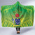 Cook Islands Constitution Day Hooded Blanket Kuki Airani Since 1965