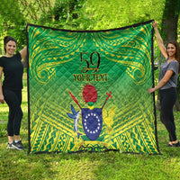 Cook Islands Constitution Day Quilt Kuki Airani Since 1965