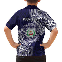 Personalised Tonga Sia'atoutai Theological College Family Matching Puletasi and Hawaiian Shirt Since 1948 Special Kupesi Pattern LT9 - Polynesian Pride