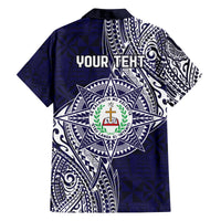Personalised Tonga Sia'atoutai Theological College Family Matching Puletasi and Hawaiian Shirt Since 1948 Special Kupesi Pattern LT9 - Polynesian Pride