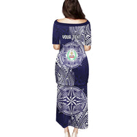 Personalised Tonga Sia'atoutai Theological College Family Matching Puletasi and Hawaiian Shirt Since 1948 Special Kupesi Pattern LT9 - Polynesian Pride