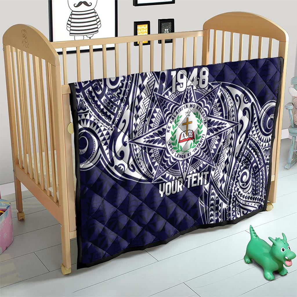 Personalised Tonga Sia'atoutai Theological College Quilt Since 1948 Special Kupesi Pattern