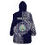 Personalised Tonga Sia'atoutai Theological College Wearable Blanket Hoodie Since 1948 Special Kupesi Pattern