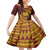 Personalised Tonga Haapai High School Family Matching Off Shoulder Short Dress and Hawaiian Shirt Special Kupesi Pattern