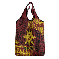 Personalised Tonga Haapai High School Grocery Bag Special Kupesi Pattern
