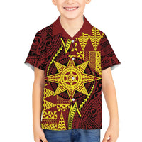 Personalised Tonga Haapai High School Hawaiian Shirt Special Kupesi Pattern