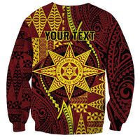 Personalised Tonga Haapai High School Sweatshirt Special Kupesi Pattern