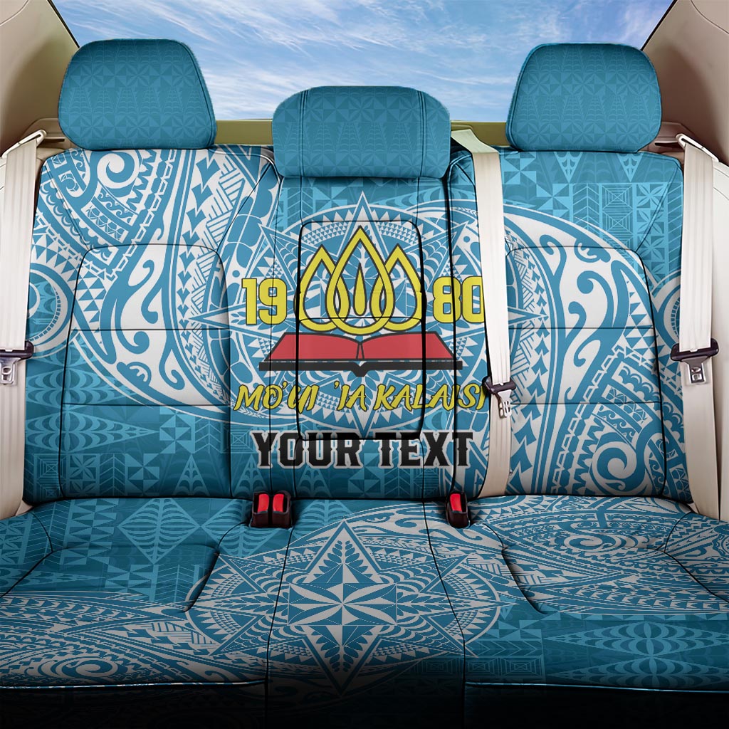 Personalised Tonga Lavengamalie College Back Car Seat Cover Since 1980 Special Kupesi Pattern