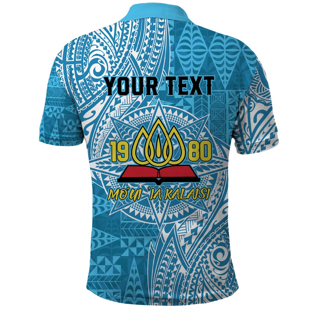 Personalised Tonga Lavengamalie College Polo Shirt Since 1980 Special Kupesi Pattern