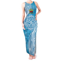 Personalised Tonga Lavengamalie College Tank Maxi Dress Since 1980 Special Kupesi Pattern