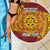 Personalised Tonga Niuatoputapu High School Beach Blanket Special Kupesi Pattern