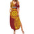 Personalised Tonga Niuatoputapu High School Summer Maxi Dress Special Kupesi Pattern