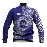Personalised Tonga Queen Salote College Baseball Jacket Kolisi Fefine 1926 Special Kupesi Pattern