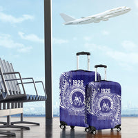 Personalised Tonga Queen Salote College Luggage Cover Kolisi Fefine 1926 Special Kupesi Pattern