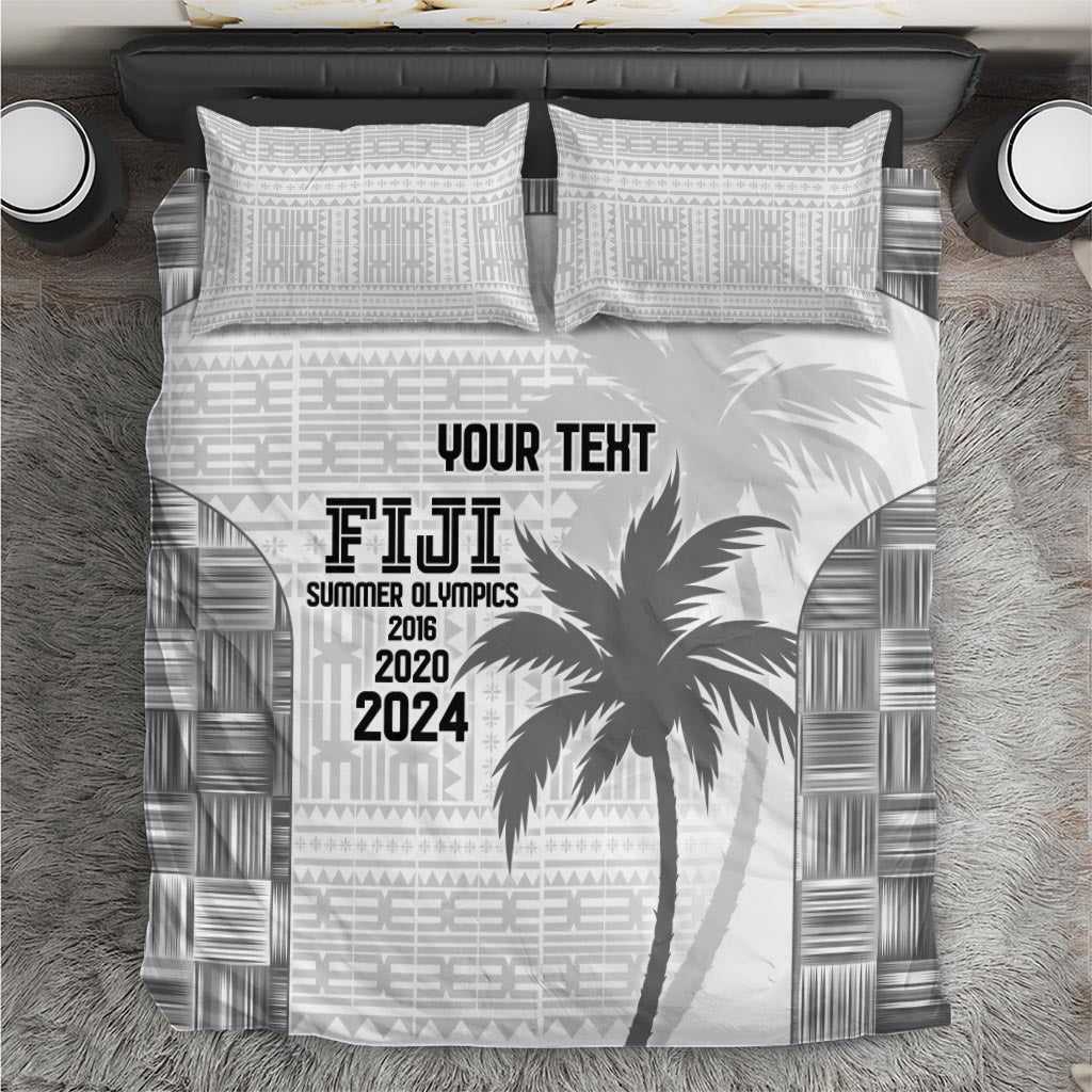 Custom Fiji Rugby Bedding Set History Champions World Cup 7s - White