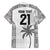 Custom Fiji Rugby Family Matching Puletasi and Hawaiian Shirt History Champions World Cup 7s - White