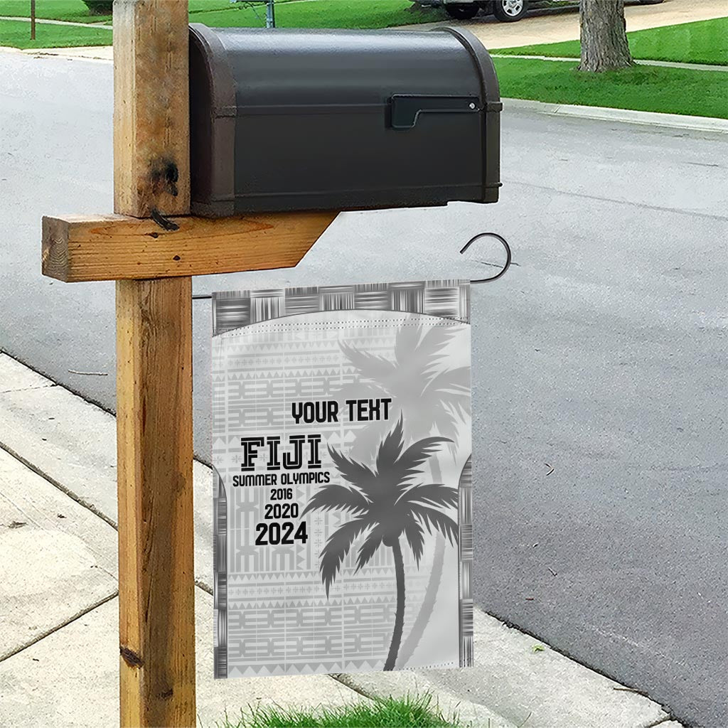 Custom Fiji Rugby Garden Flag History Champions World Cup 7s - White