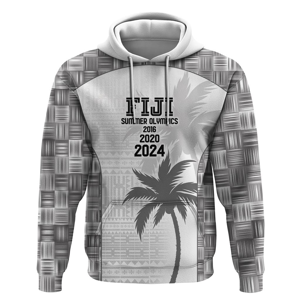 Custom Fiji Rugby Hoodie History Champions World Cup 7s - White