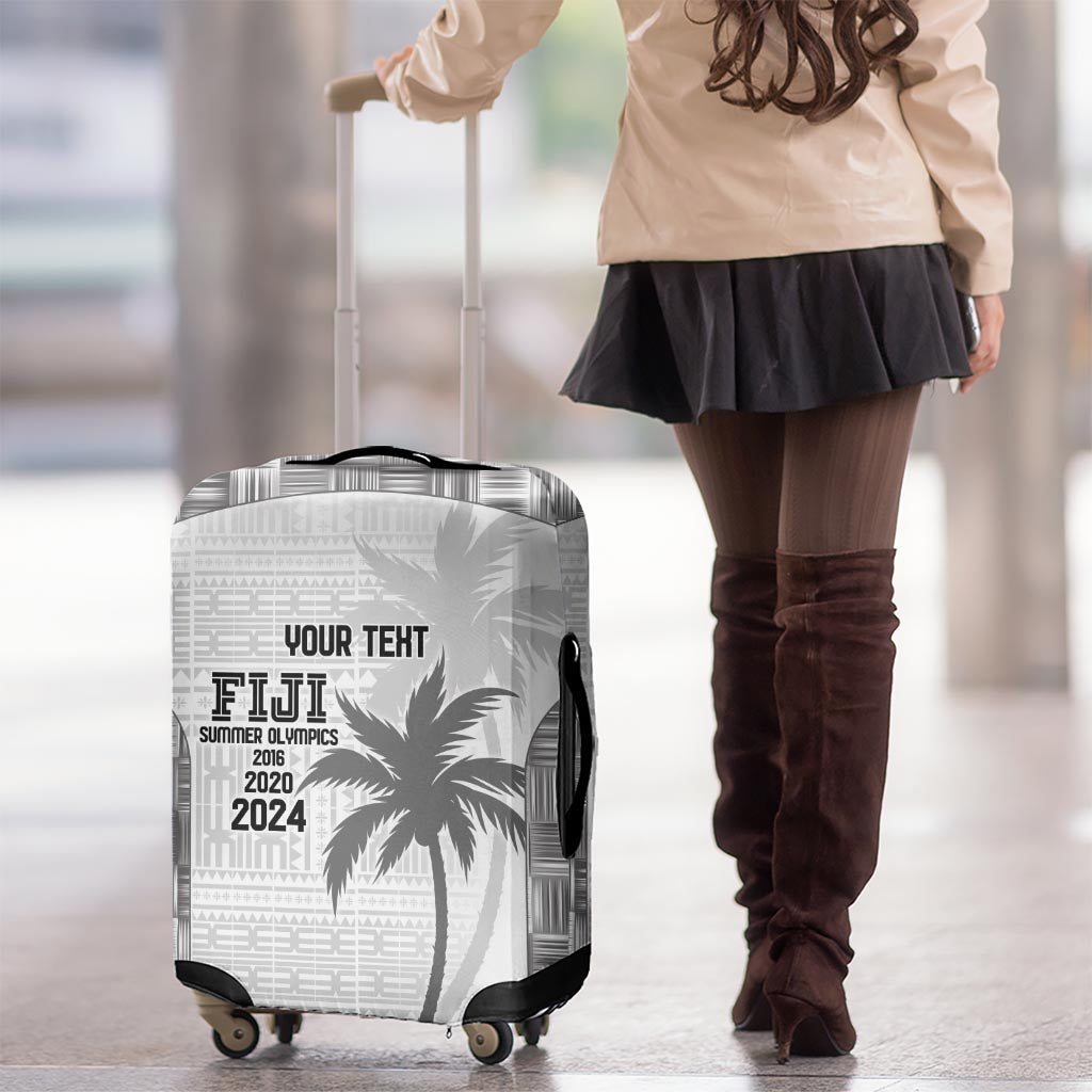 Custom Fiji Rugby Luggage Cover History Champions World Cup 7s - White