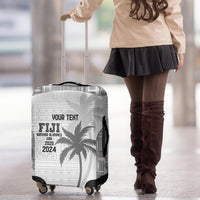 Custom Fiji Rugby Luggage Cover History Champions World Cup 7s - White