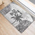 Custom Fiji Rugby Rubber Doormat History Champions World Cup 7s - White