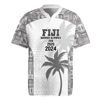 Custom Fiji Rugby Rugby Jersey History Champions World Cup 7s - White