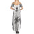 Custom Fiji Rugby Summer Maxi Dress History Champions World Cup 7s - White