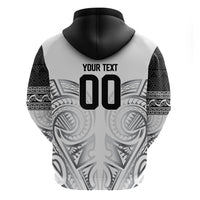 Custom Rugby New Zealand Black Fern Hoodie Niho Taniwha Inspired