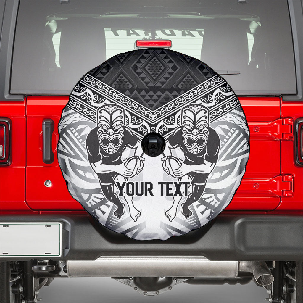 Custom Rugby New Zealand Black Fern Spare Tire Cover Niho Taniwha Inspired