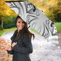 Custom Rugby New Zealand Black Fern Umbrella Niho Taniwha Inspired