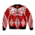 Tonga Rugby Bomber Jacket Proud Tongan Ngatu Kupesi World Cup 2023 No1 LT9 Unisex White - Polynesian Pride