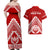 Tonga Rugby Couples Matching Off Shoulder Maxi Dress and Hawaiian Shirt Proud Tongan Ngatu Kupesi World Cup 2023 No1 LT9 - Polynesian Pride