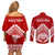 Tonga Rugby Couples Matching Off Shoulder Short Dress and Long Sleeve Button Shirts Proud Tongan Ngatu Kupesi World Cup 2023 No1 LT9 - Polynesian Pride