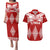 Tonga Rugby Couples Matching Puletasi Dress and Hawaiian Shirt Proud Tongan Ngatu Kupesi World Cup 2023 No1 LT9 White - Polynesian Pride