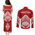 Tonga Rugby Couples Matching Puletasi Dress and Long Sleeve Button Shirts Proud Tongan Ngatu Kupesi World Cup 2023 No1 LT9 - Polynesian Pride