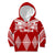 Tonga Rugby Kid Hoodie Proud Tongan Ngatu Kupesi World Cup 2023 No1 LT9 Hoodie White - Polynesian Pride