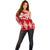 Tonga Rugby Off Shoulder Sweater Proud Tongan Ngatu Kupesi World Cup 2023 No1 LT9 - Polynesian Pride
