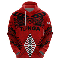 Tonga Rugby Hoodie Proud Tongan Ngatu Kupesi World Cup 2023 No2 LT9 - Polynesian Pride
