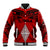 Custom Tonga Rugby Baseball Jacket Proud Tongan Ngatu Kupesi World Cup 2023 No2 LT9 Unisex Black - Polynesian Pride