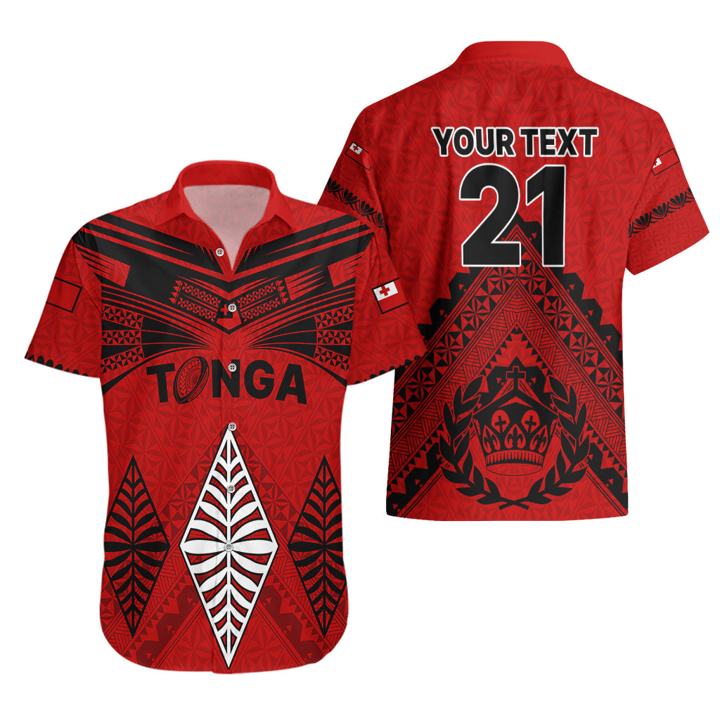 Custom Tonga Rugby Hawaiian Shirt Proud Tongan Ngatu Kupesi World Cup 2023 No2 LT9 - Polynesian Pride