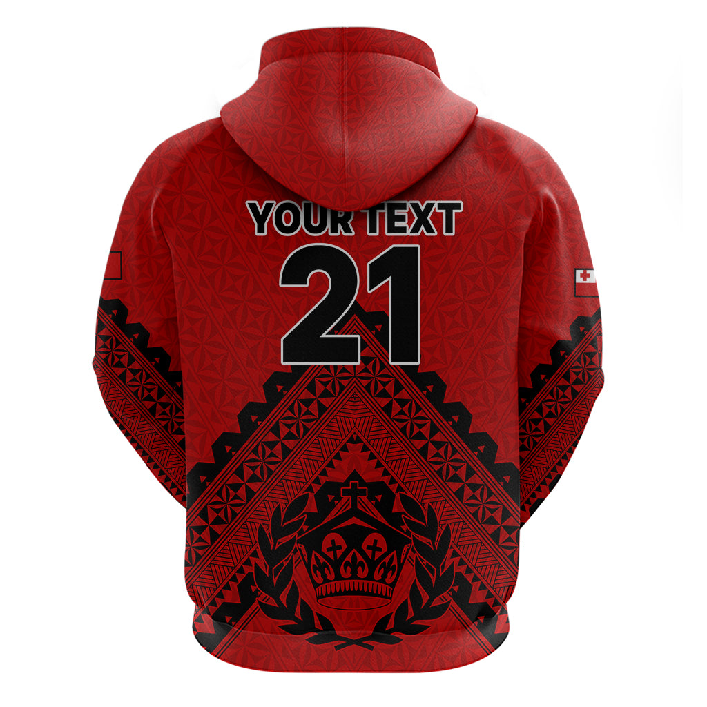 Custom Tonga Rugby Hoodie Proud Tongan Ngatu Kupesi World Cup 2023 No2 LT9 - Polynesian Pride