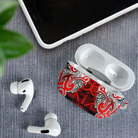 Aotearoa Iwi Ngapuhi AirPods Case Maori Wharenui House Tribal Pattern LT9 - Polynesian Pride