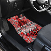 Aotearoa Iwi Ngapuhi Car Mats Maori Wharenui House Tribal Pattern LT9 - Polynesian Pride
